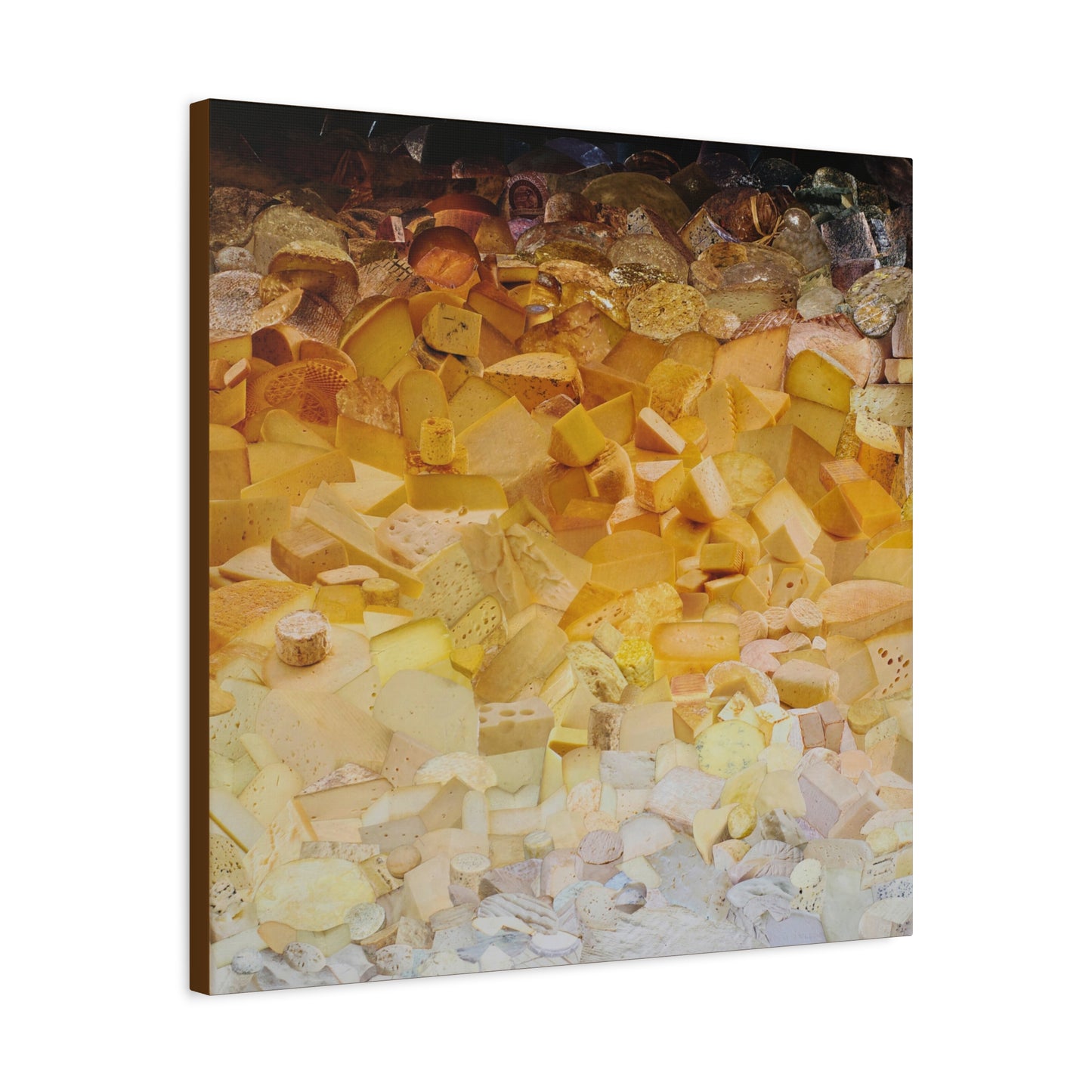 ombre cheese canvas print