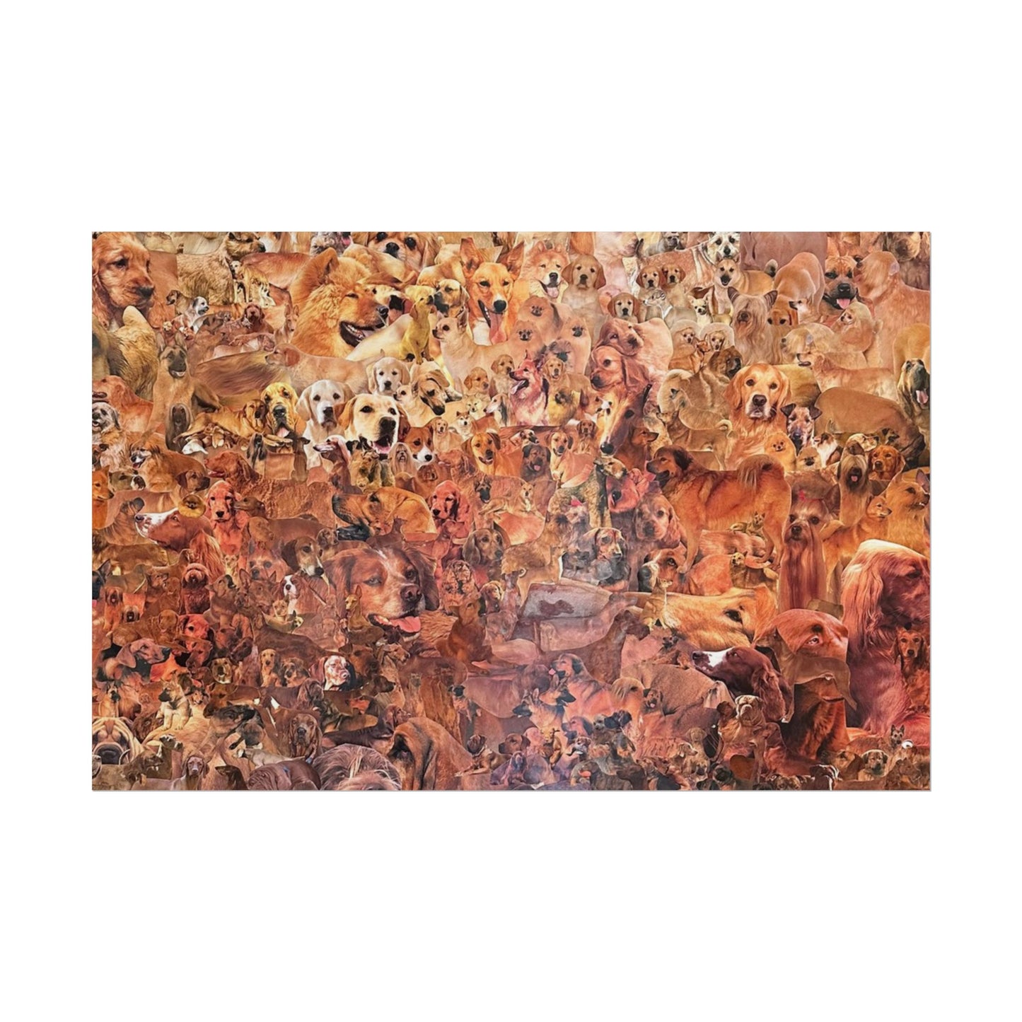 ombre dog poster