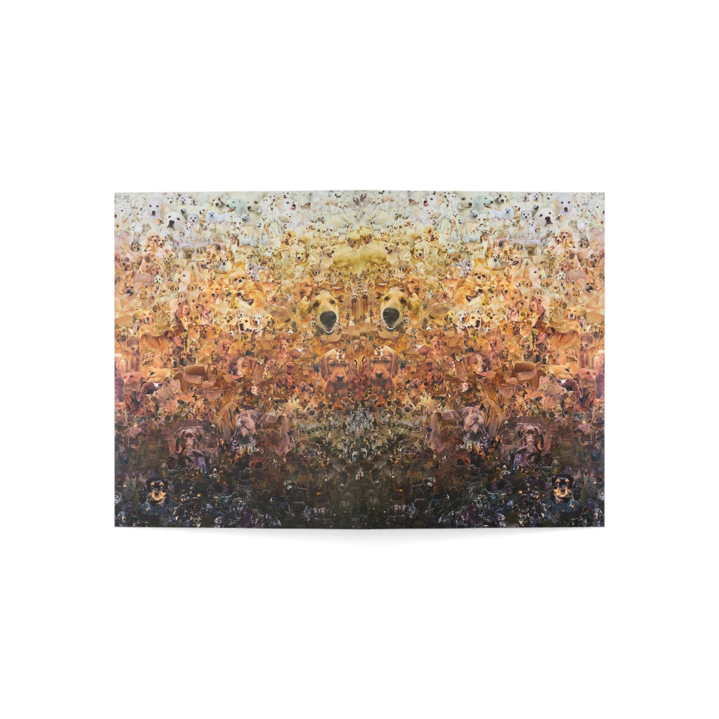 ombre dog card II