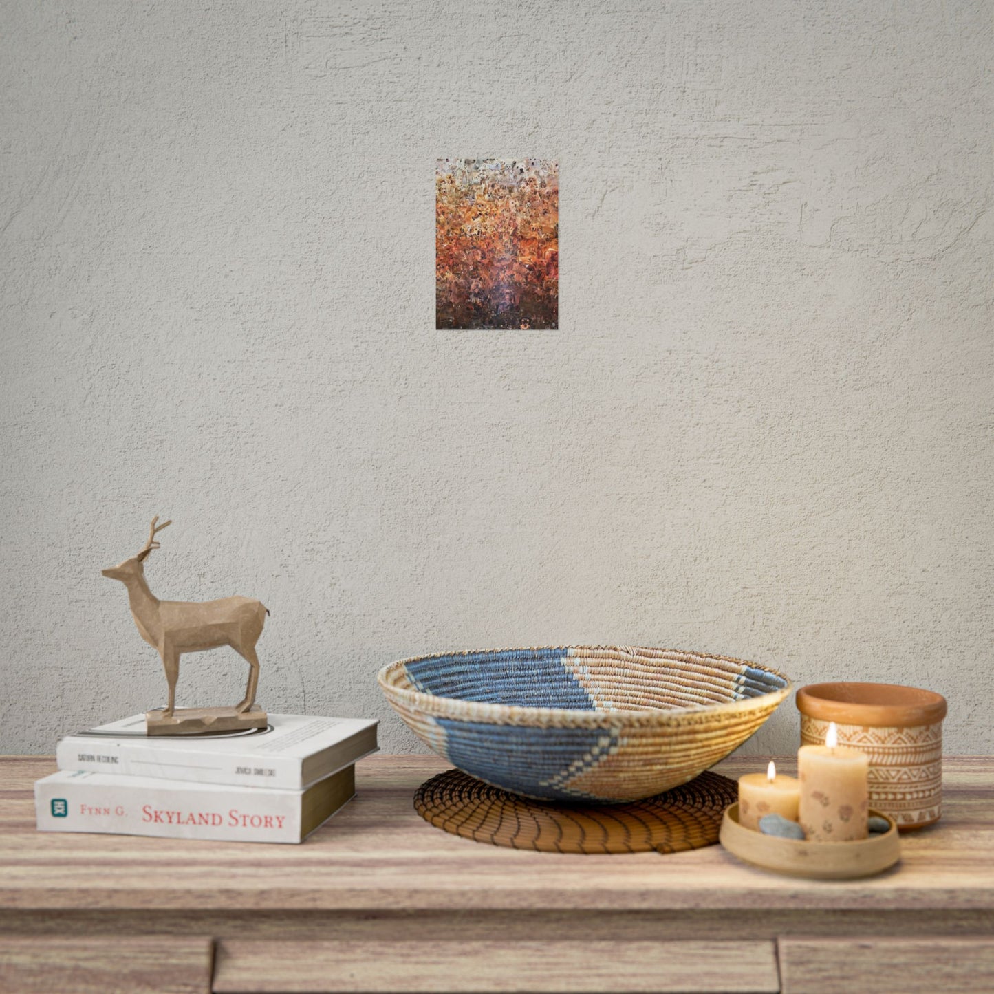 ombre dog poster