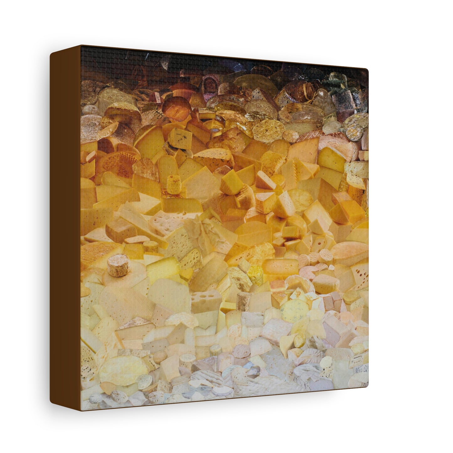 ombre cheese canvas print