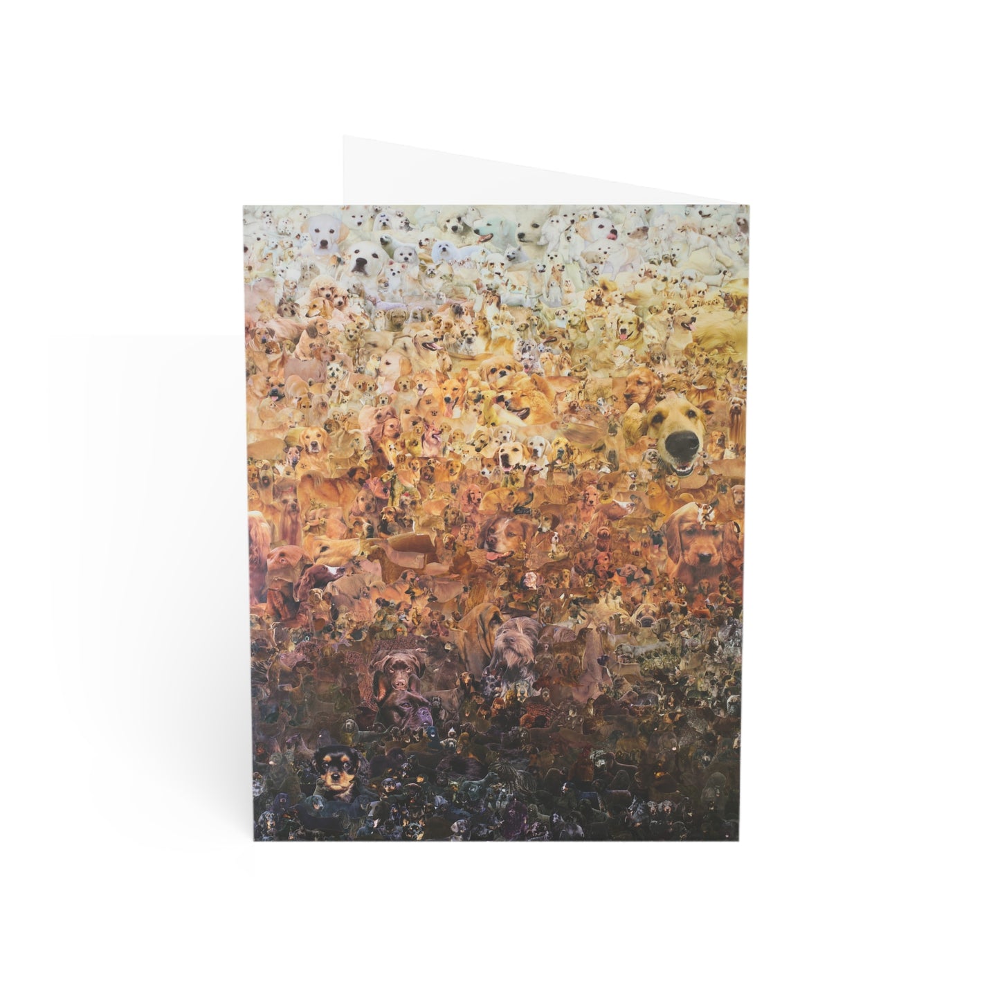 ombre dog card II