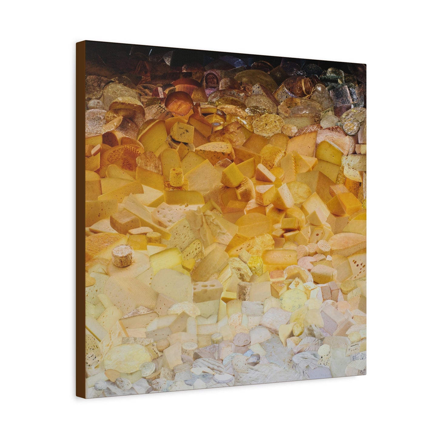 ombre cheese canvas print