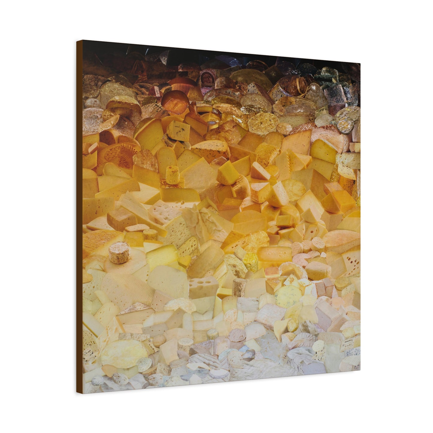 ombre cheese canvas print