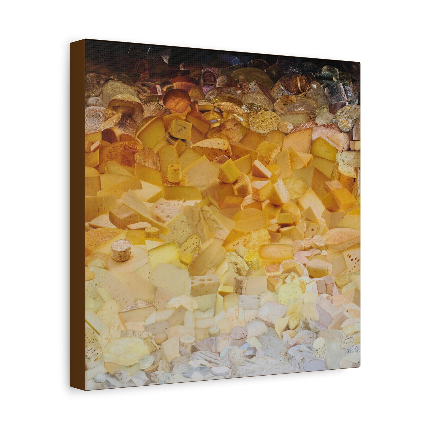 ombre cheese canvas print