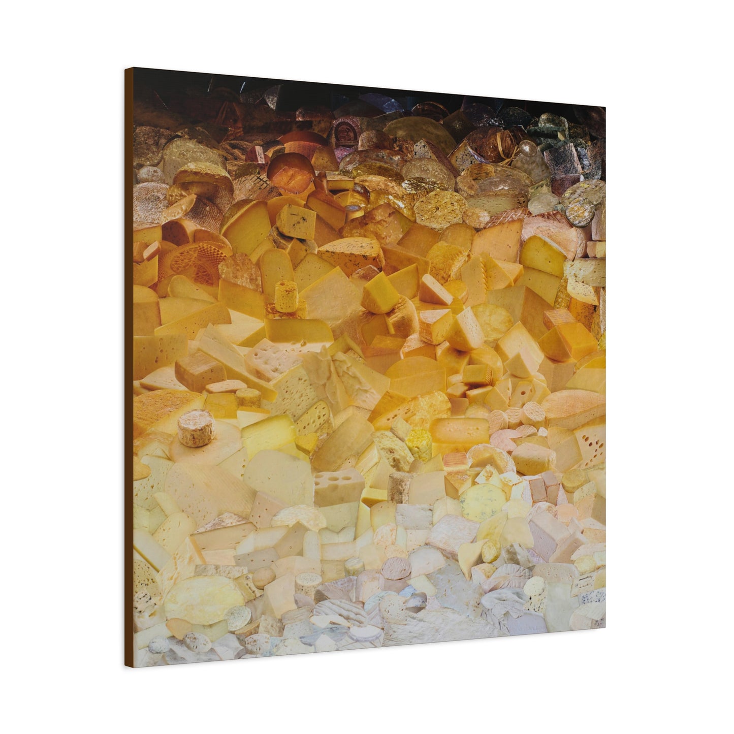ombre cheese canvas print