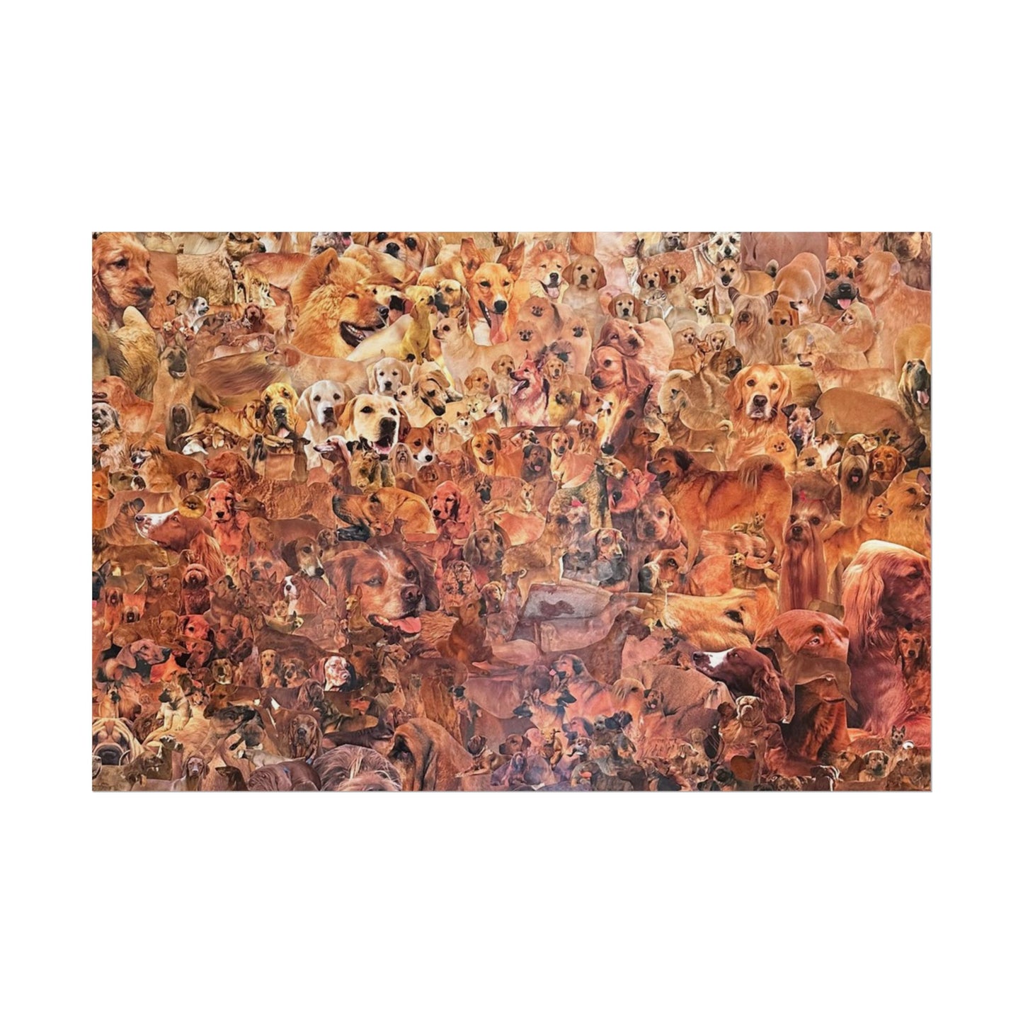 ombre dog poster