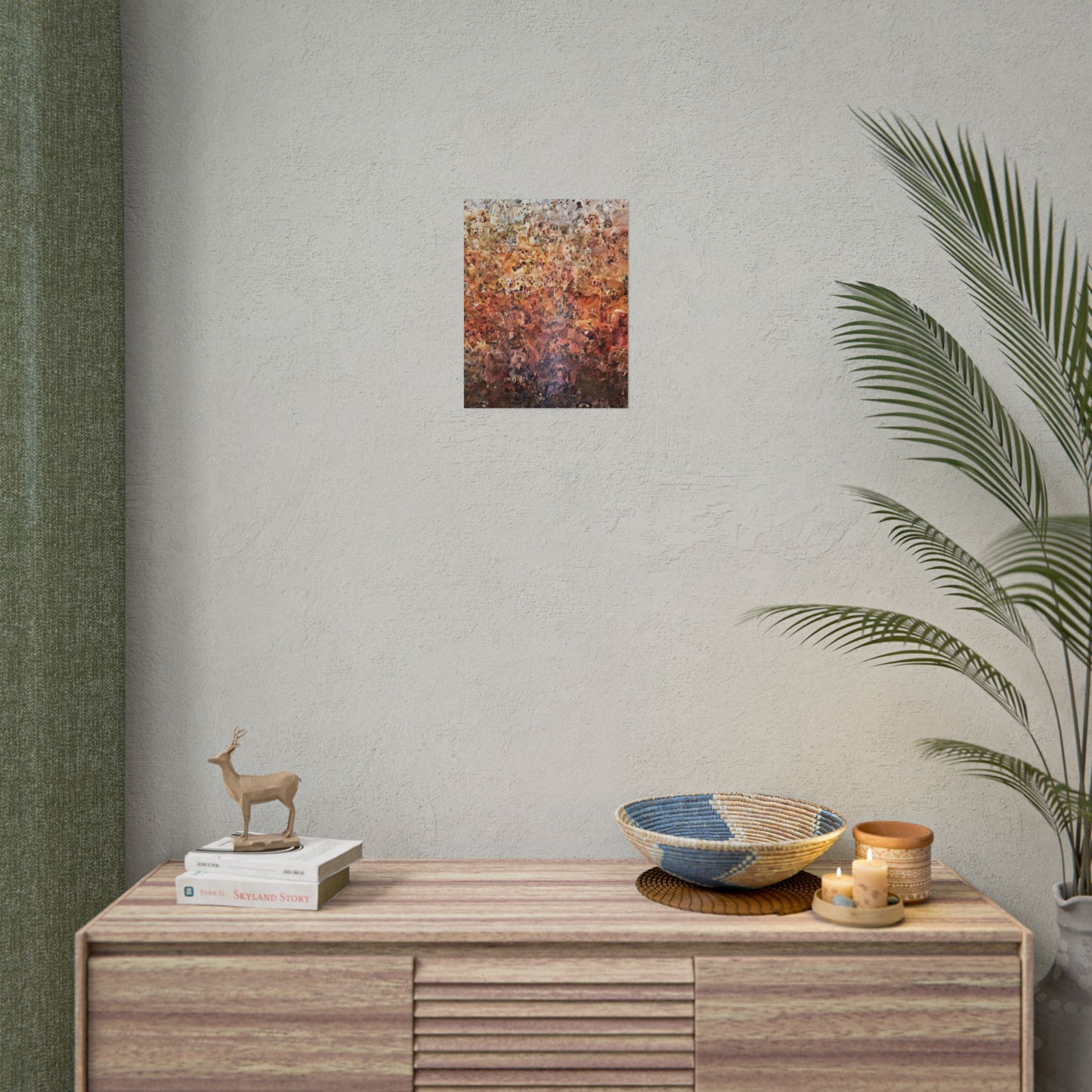 ombre dog poster