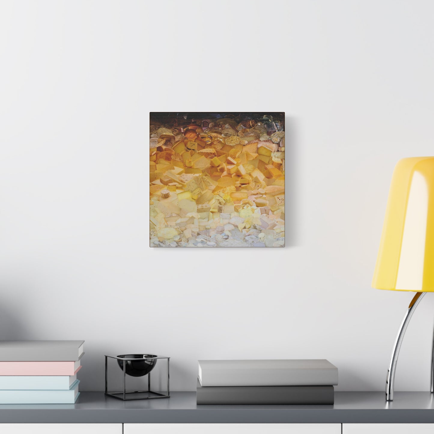 ombre cheese canvas print