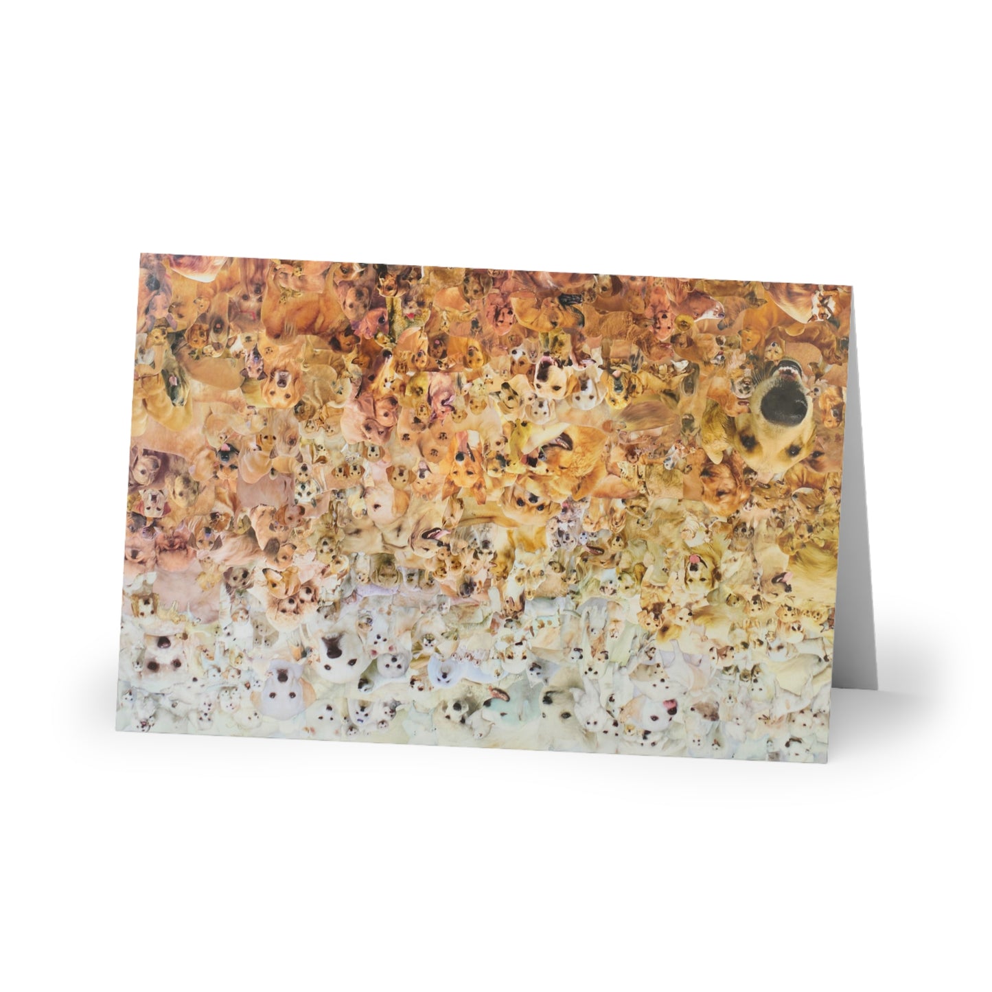 ombre dog card