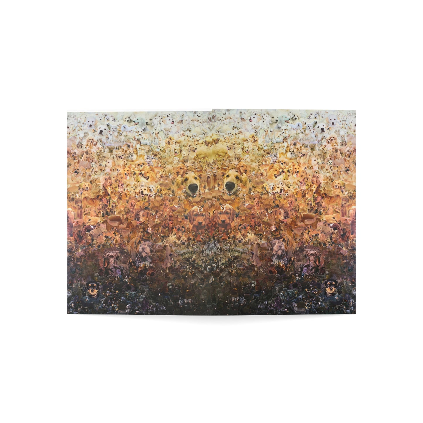 ombre dog card II