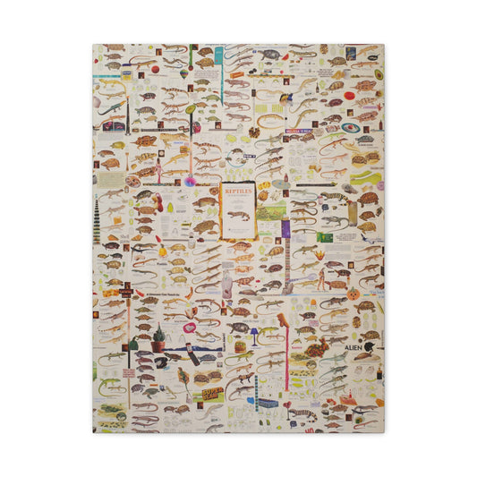 lizard canvas print