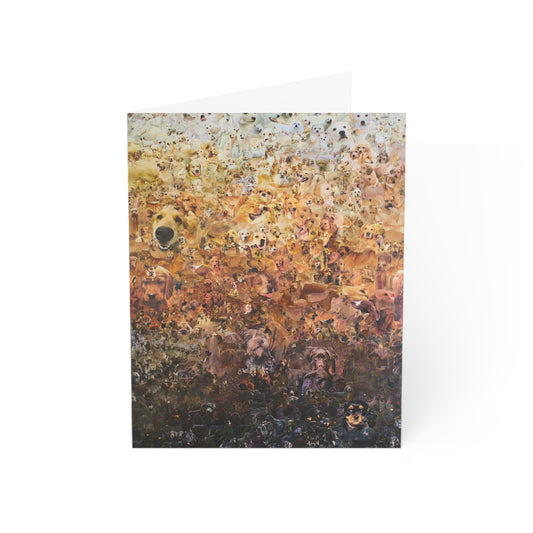 ombre dog card II