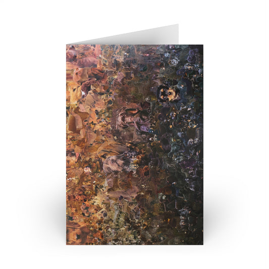 ombre dog card