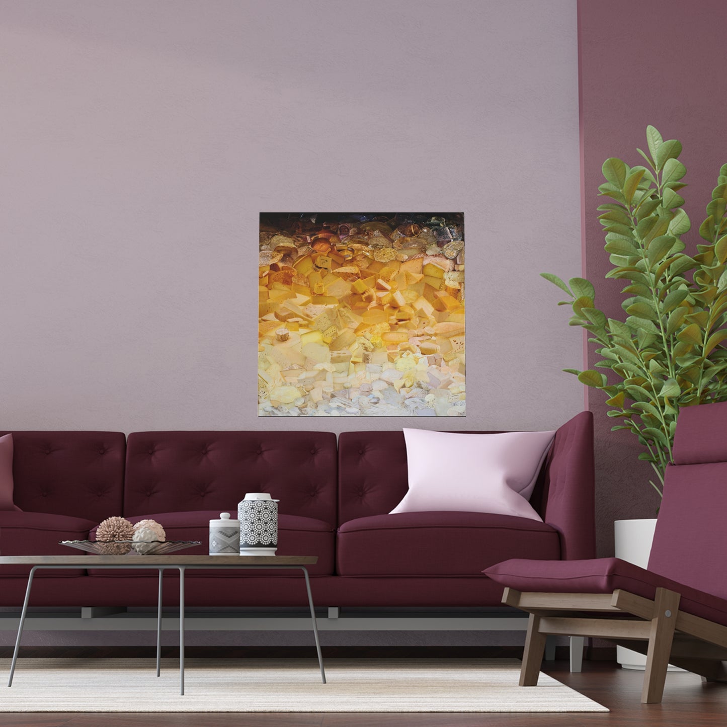 ombre cheese poster