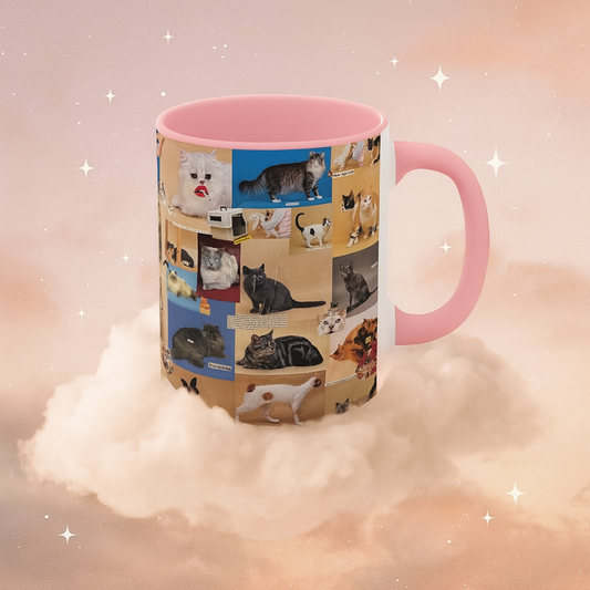 fancy cat mug